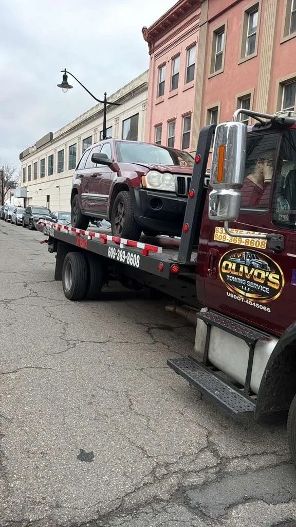 Equipment transport in New Jersey — Olivos Towing Service